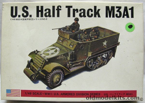 Bandai 1/48 US Half Track M3A1, 8262-500 plastic model kit